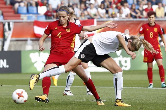 España pierde con Austria en la Eurocopa femenina