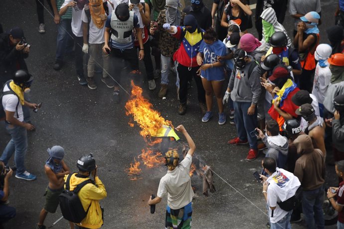 Disturbios en Caracas