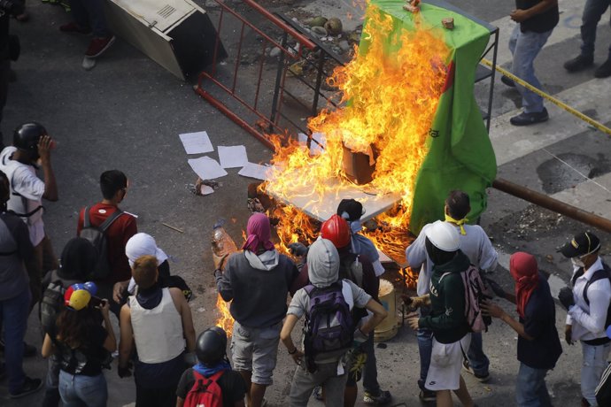 Disturbios en Caracas