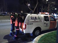 Un motorista resulta herido grave tras sufrir un accidente al huir de la Policía Local en Calvià