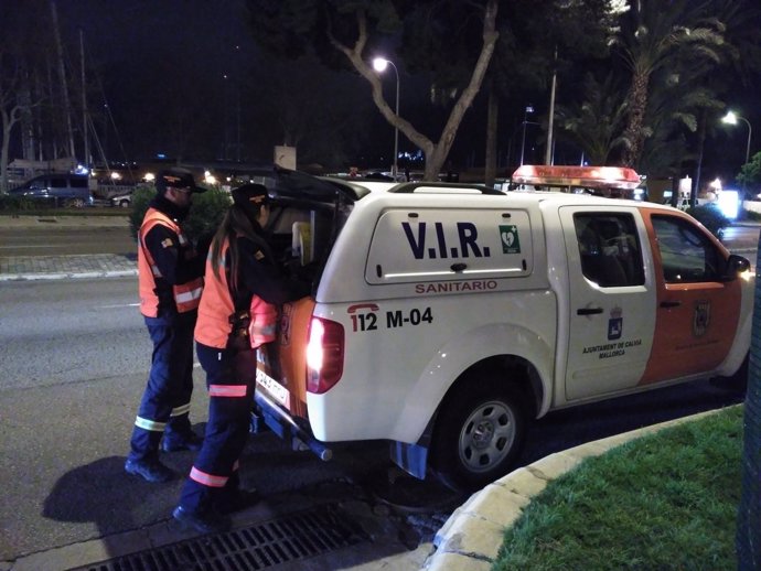 Vehículo sanitario de Calvià, ambulancia