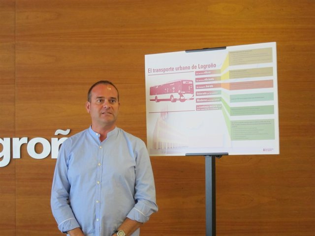 Iglesias expone los resultados del estudio del transporte público logroñés