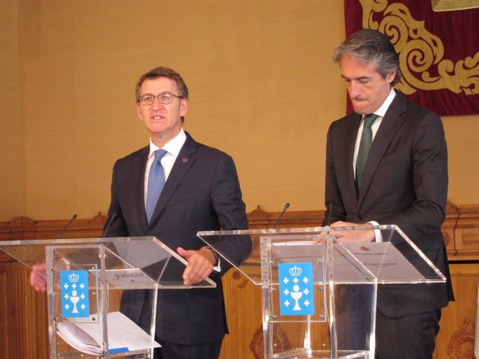 Feijóo y De la Serna, en Santiago                     