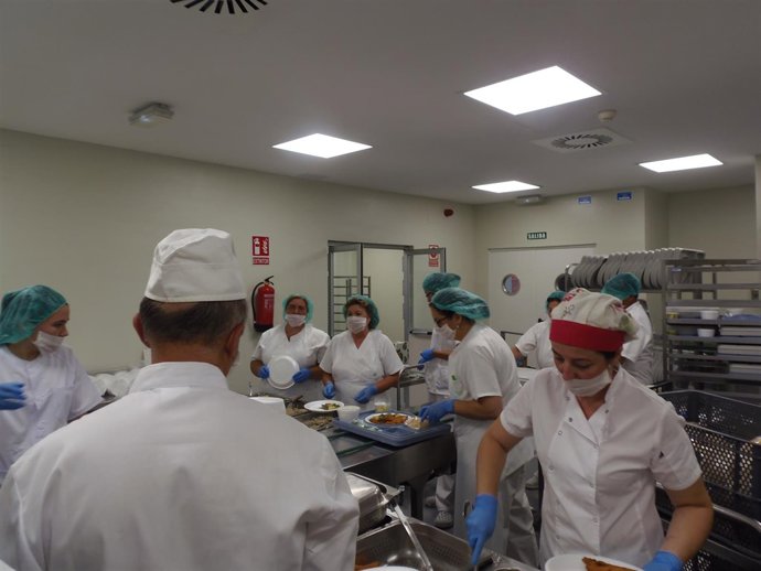 Cocina del hospital de Ronda