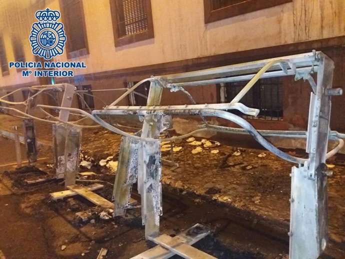 Contenedores calcinados