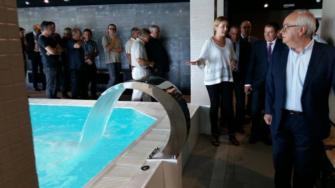 Gastón ha visitado hoy el balneario de Segura de Baños