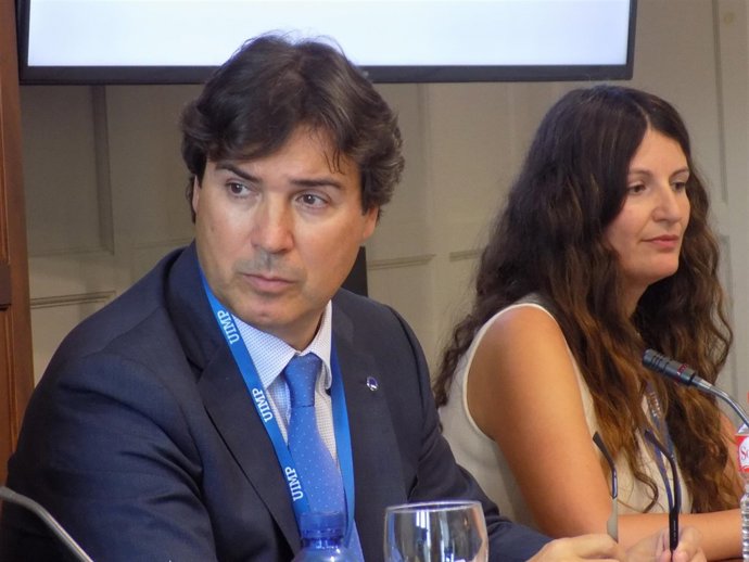 Jaime González, presidente de la APS, en la UIMP 