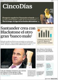 Las portadas de los periódicos económicos de hoy, martes 1 de agosto