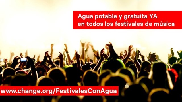 AGUA EN LOS FESTIVALES