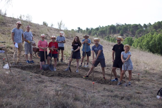 Segovia: los participantes  en las excavaciones