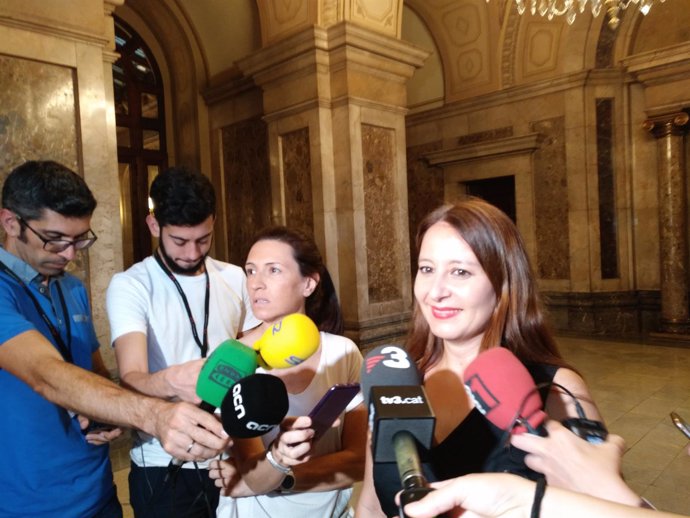 La diputada de Cs en el Parlament Sonia Sierra.