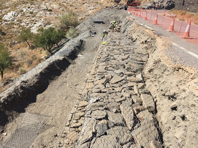 Arreglo de la carretera de Velefique de cara a 'La Vuelta'