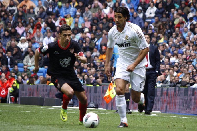 Sami Khedira Jesus Navas Real Madrid Sevilla