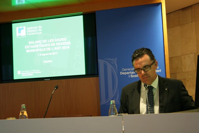 El director de la Agencia de Residuos de Catalunya (Arc), Josep Maria Tost