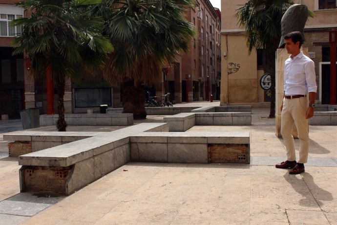 Pedro Navarro ha visitado este martes la plaza de San Bruno