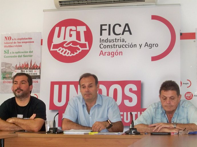 Presentación del balance en la sede de UGT Aragón