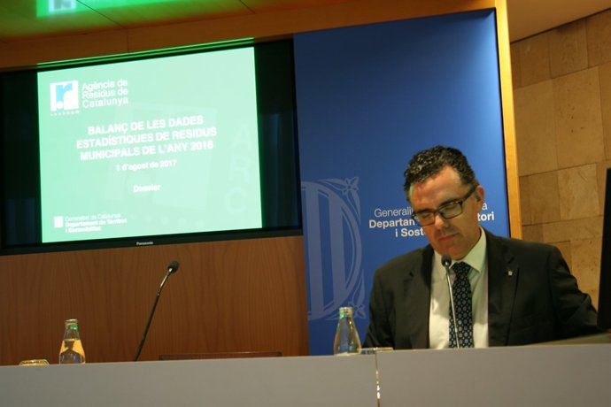 El director de l'Agència de Residus de Catalunya (Arc), Josep Maria Tost