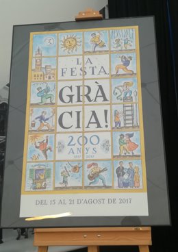 Cartell de la Festa Major de Gràcia del 2017