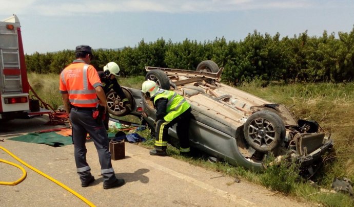 Imagen del accidente.