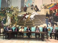 El embajador español, en la sesión especial del Parlamento venezolano contra la Asamblea de Maduro