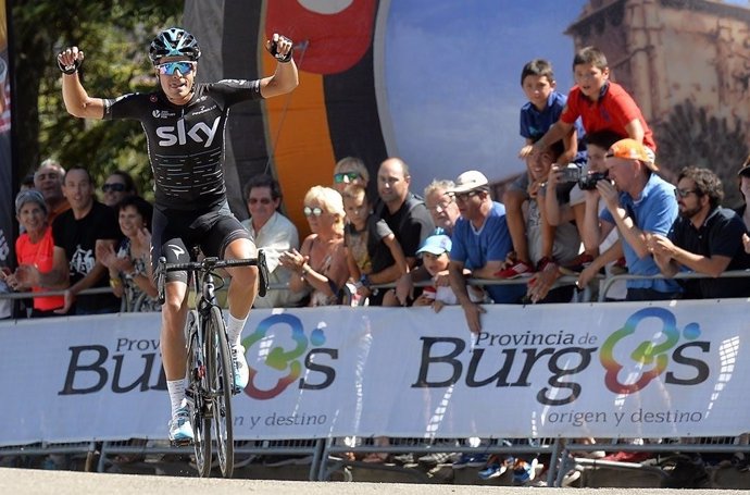 Mikel Landa, primer líder en la Vuelta a Burgos