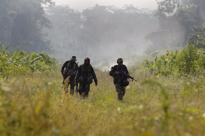 Fuerzas de seguridad de Perú en Ayacucho