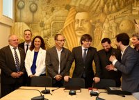 Puigdemont anima a "construir un nuevo país sobre las vigas maestras" de Prat de la Riba