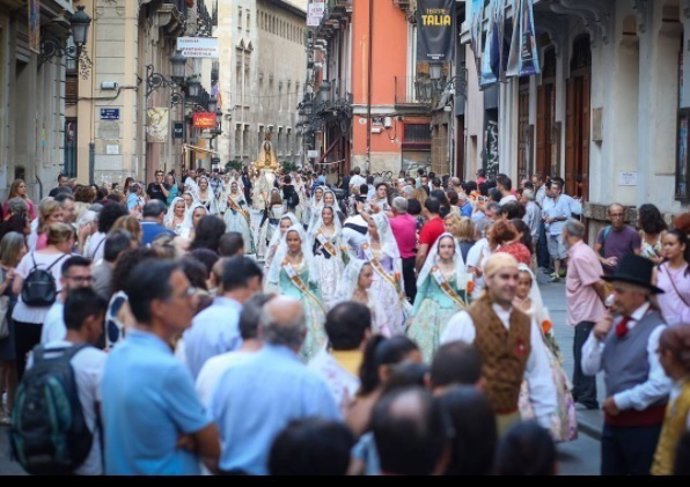 Imagen de archivo de las Fallas de Valencia