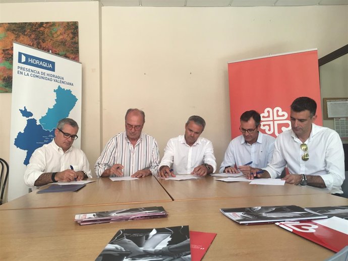 Convenio de colaboración entre Hidraqua y Càritas