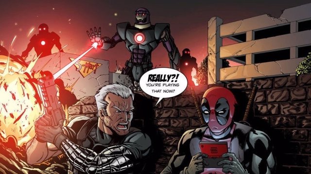 Cable con Deadpool