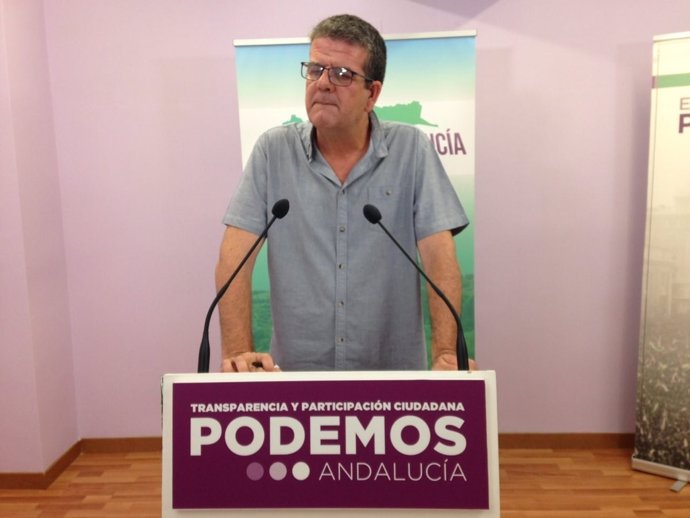 El secretario de Organización de Podemos Andalucía, Nacho Molina