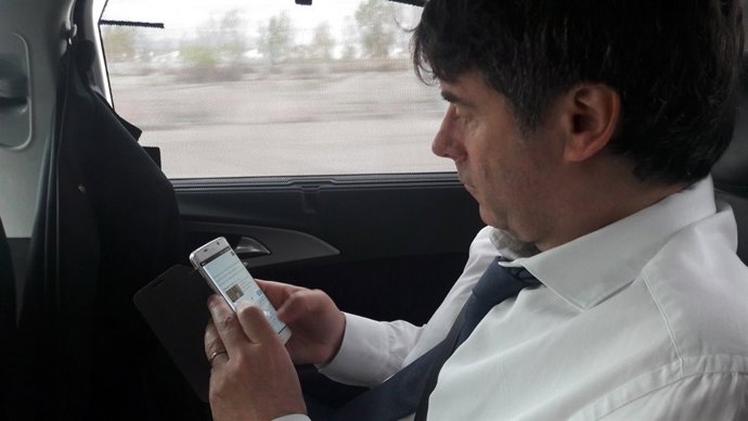 El pte.C.Puigdemont, en una imatge d'arxiu.