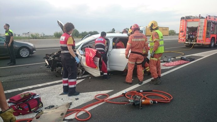 Accidente en Sagunto