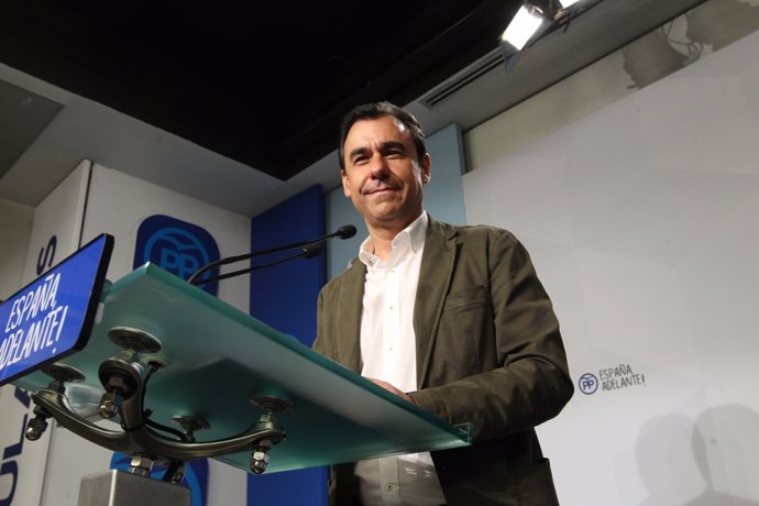 Rueda de prensa de Fernando Martínez-Maillo en la sede del PP