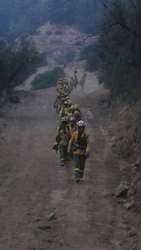 El Dispositivo del Plan Infoca desplazado al incendio de Yeste regresa a Andalucía