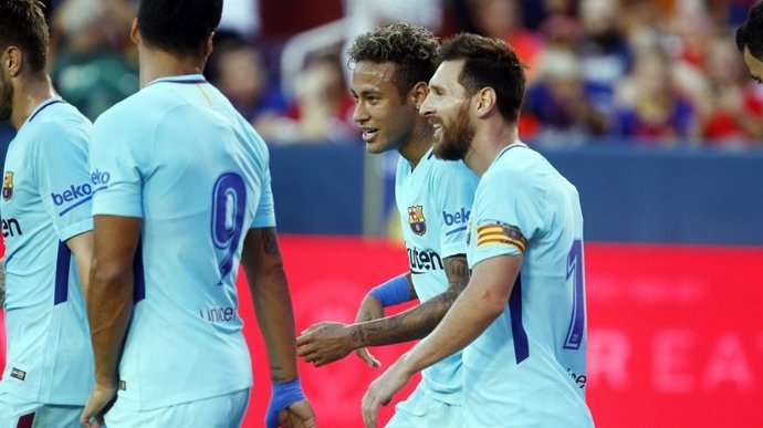 Neymar y Messi (Barcelona)
