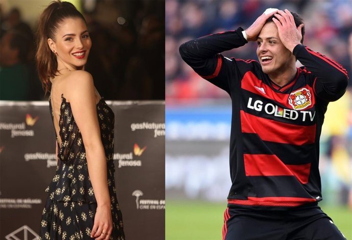 Andrea Duro y Chicharito