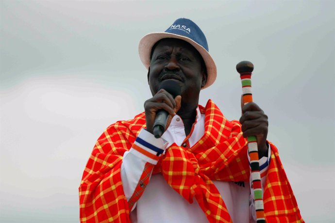 El líder de la oposición keniana, Raila Odinga