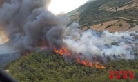Los bomberos controlan el incendio en Vallbona de les Monges (Lleida) tras quemar 15 hectáreas