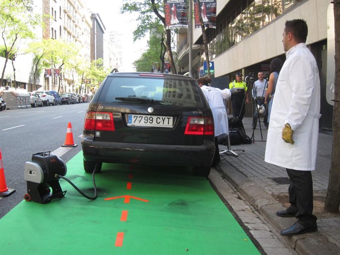 Control d'emissions de partícules a vehicles dièsel a Barcelona