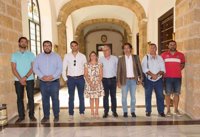 Diputación muestra su apuesta decidida por la Federación de Cofradías de Pescadores