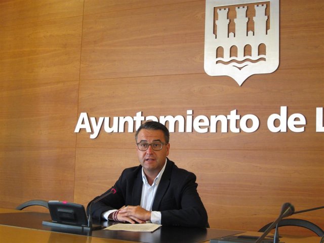 El portavoz del PP en Logroño, Javier Merino                             