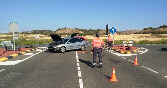 Accidente en Tudela con dos conductoras heridas