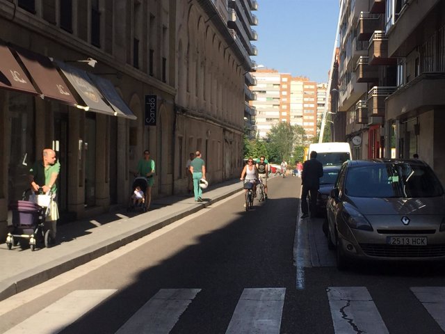 Cierre al tráfico del centro de Valladolid por contaminación por ozono