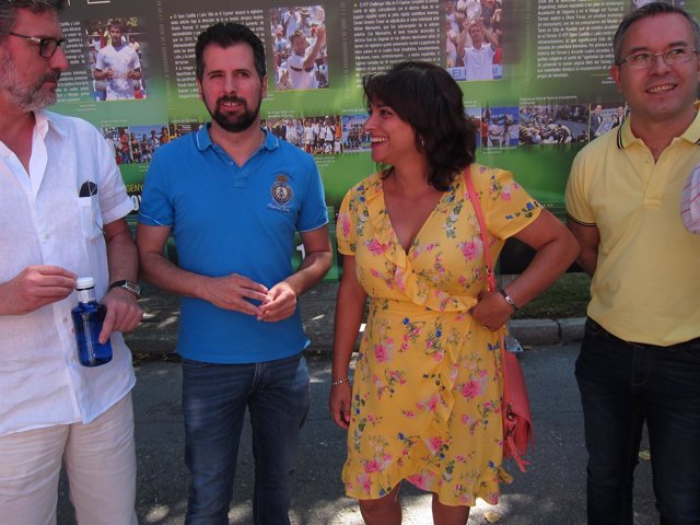 Segovia.- Luis Tudanca y la alcaldesa de El Espinar, Alicia Palomo            