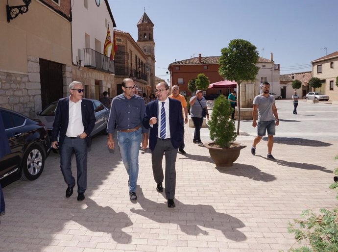 Lambán ha visitado hoy el municipio de Villarquemado (Teruel)