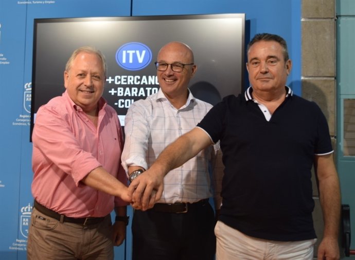 Firma del acuerdo sobre las ITV con los sindicatos UGT y CC.OO.