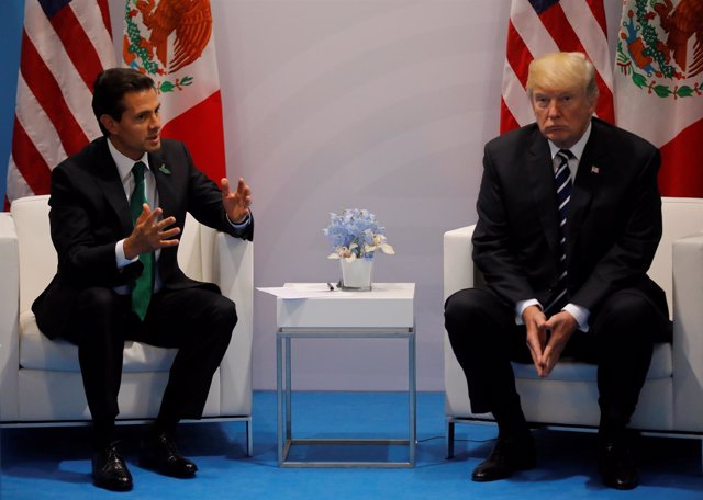 Enrique Peña Nieto y Donald Trump