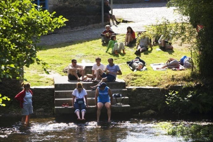 Peregrinos del camino de Santiago
