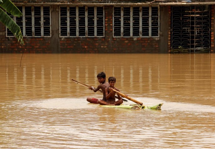 Inundaciones en India 